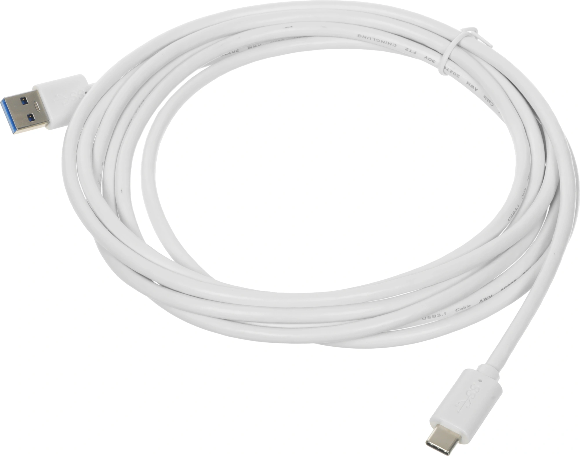 Кабель Buro BHP USB-TPC-3W USB (m)-USB Type-C (m) 3м белый