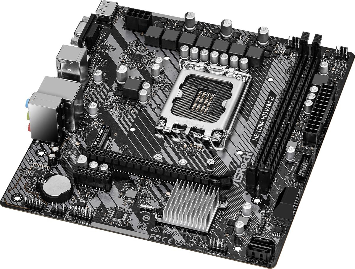 ASROCK H610M-HDV/M.2 R2.0, LGA 1700, Intel H610, mATX, Ret