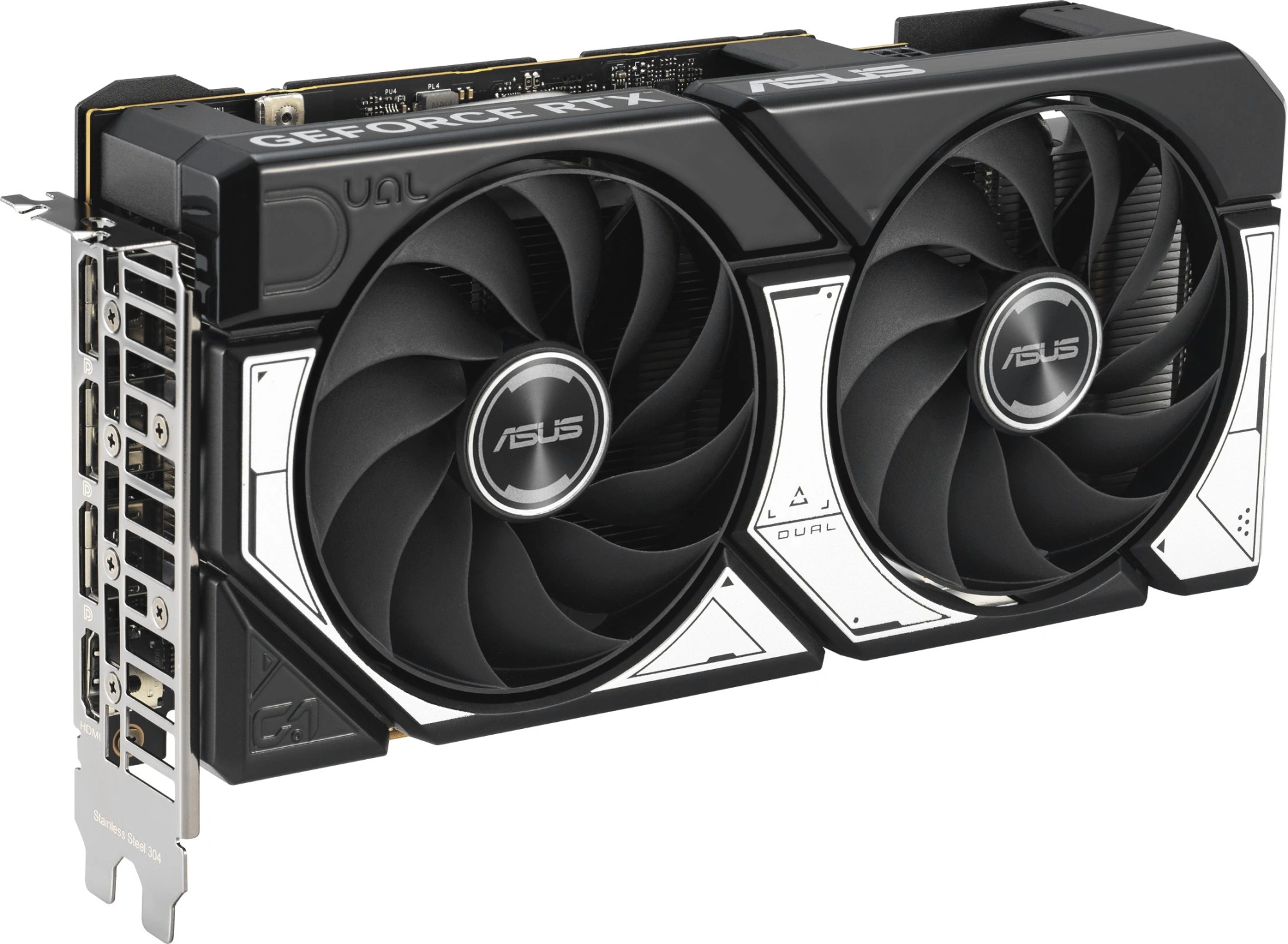 Видеокарта ASUS GeForce RTX5060 8Gb DDR7 128 bit 3*DP/HDMI 2FAN (DUAL-RTX5060-O8G) RTL
