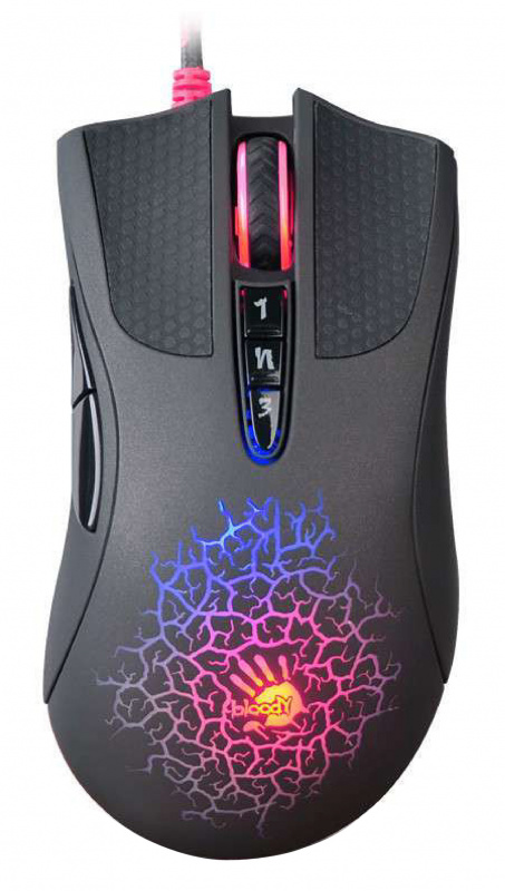 A-4Tech Мышь Bloody Blazing A9 Black USB, Laser (4000dpi) Gaming (8but)