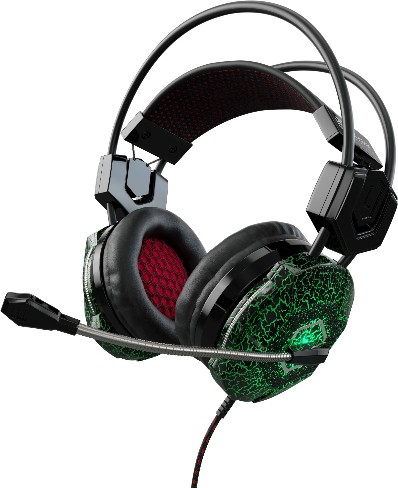 Oklick HS-L500G TOXIC черный 2.2м мониторные оголовье (472656) Oklick HS-L500G TOXIC черный 2.2м мониторные оголовье (472656)