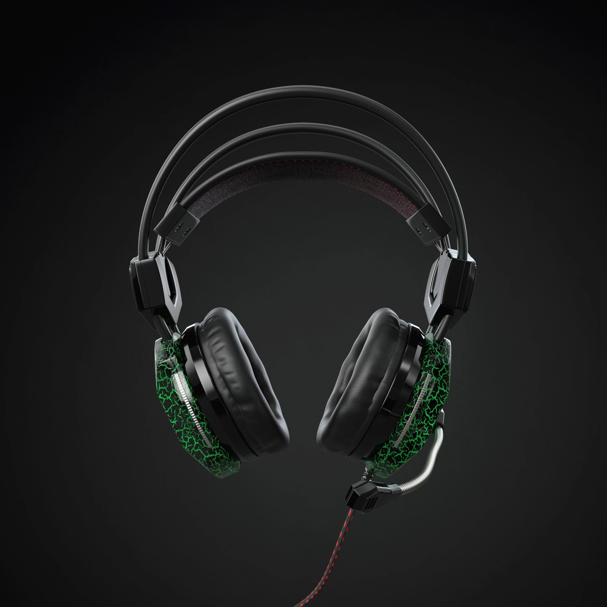 Oklick HS-L500G TOXIC черный 2.2м мониторные оголовье (472656) Oklick HS-L500G TOXIC черный 2.2м мониторные оголовье (472656)