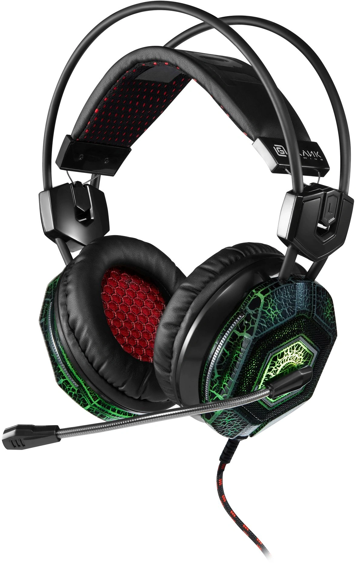 Oklick HS-L500G TOXIC черный 2.2м мониторные оголовье (472656) Oklick HS-L500G TOXIC черный 2.2м мониторные оголовье (472656)