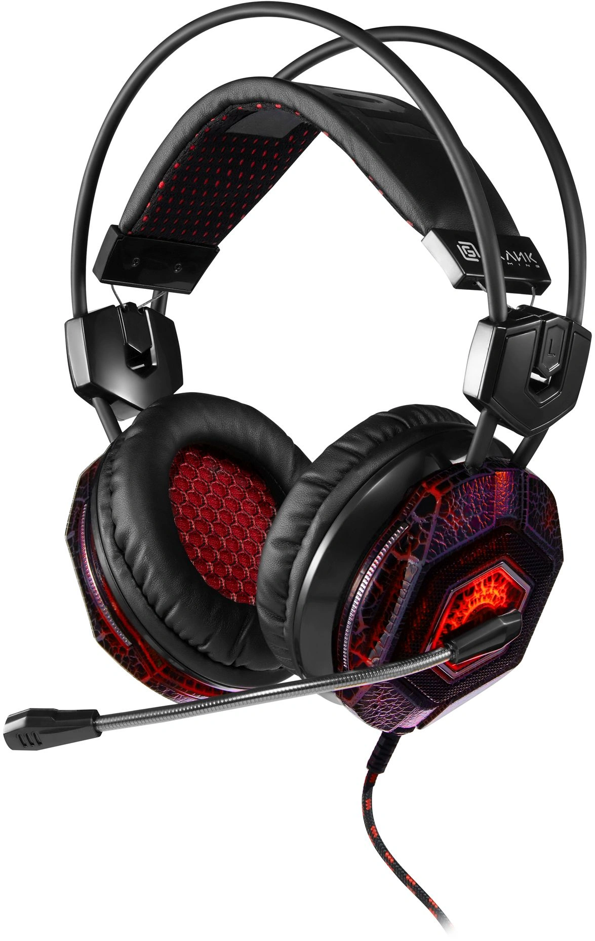 Oklick HS-L500G TOXIC черный 2.2м мониторные оголовье (472656) Oklick HS-L500G TOXIC черный 2.2м мониторные оголовье (472656)