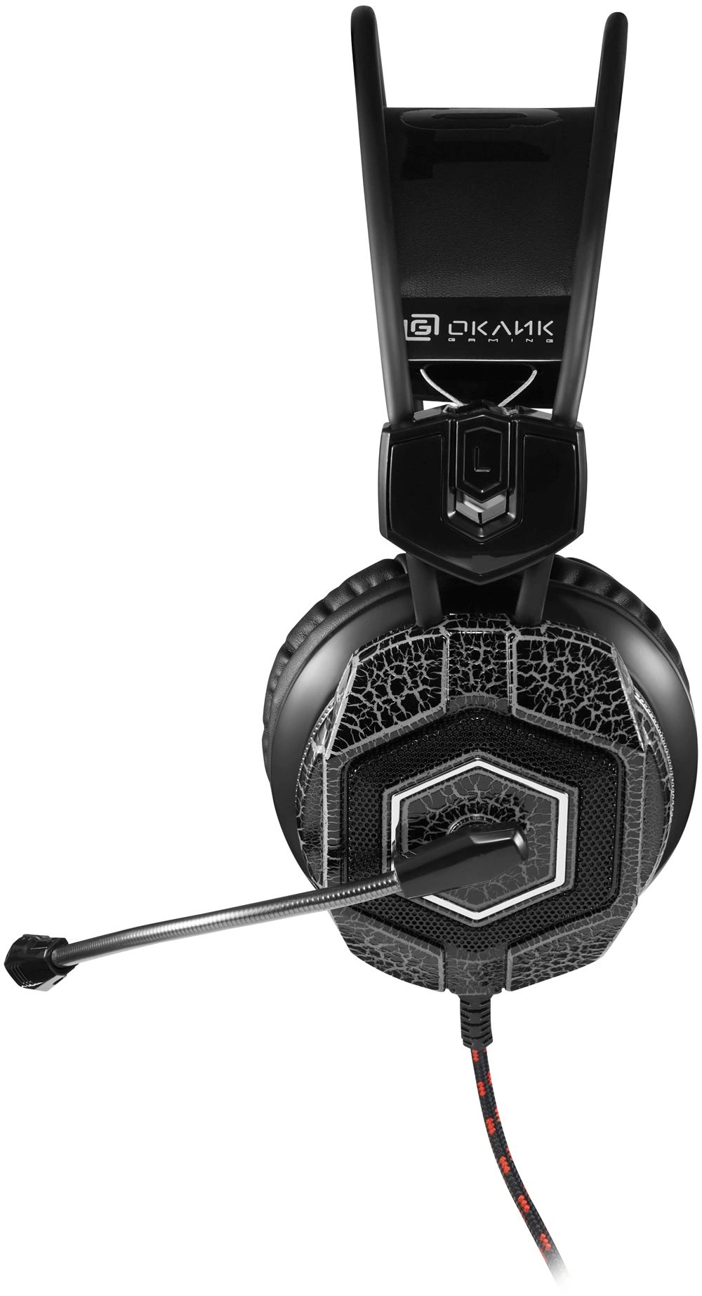 Oklick HS-L500G TOXIC черный 2.2м мониторные оголовье (472656) Oklick HS-L500G TOXIC черный 2.2м мониторные оголовье (472656)