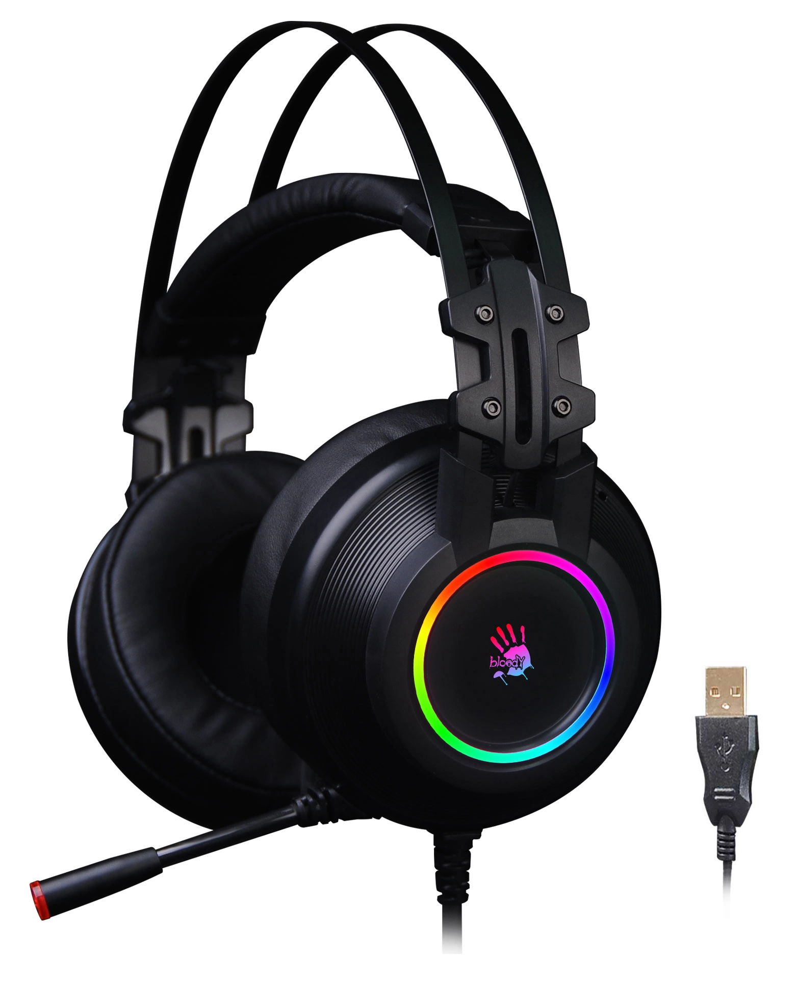 A4Tech Bloody G528C черный 2м мониторные USB (G528C)