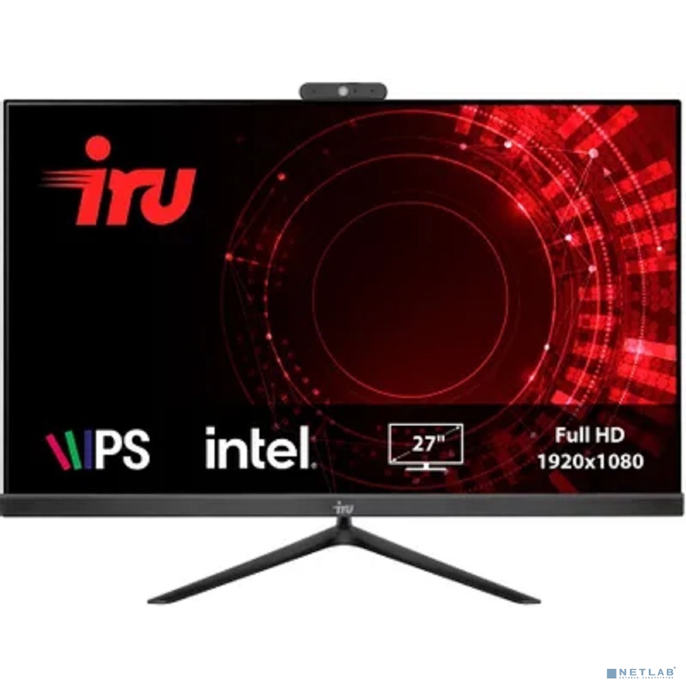 iRU Office 27IH5P [1865966] Black 27" {Full HD i5 11400 /8Gb /SSD1Tb/UHDG 730 /DOS}