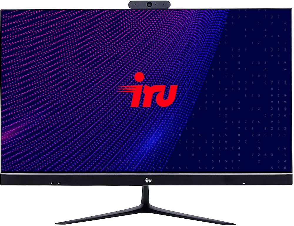 iRU Office 23IH5P [1899224] Black 23.8" {Full HD i3 10105/16Gb /SSD1Tb /UHDG 630/DOS}
