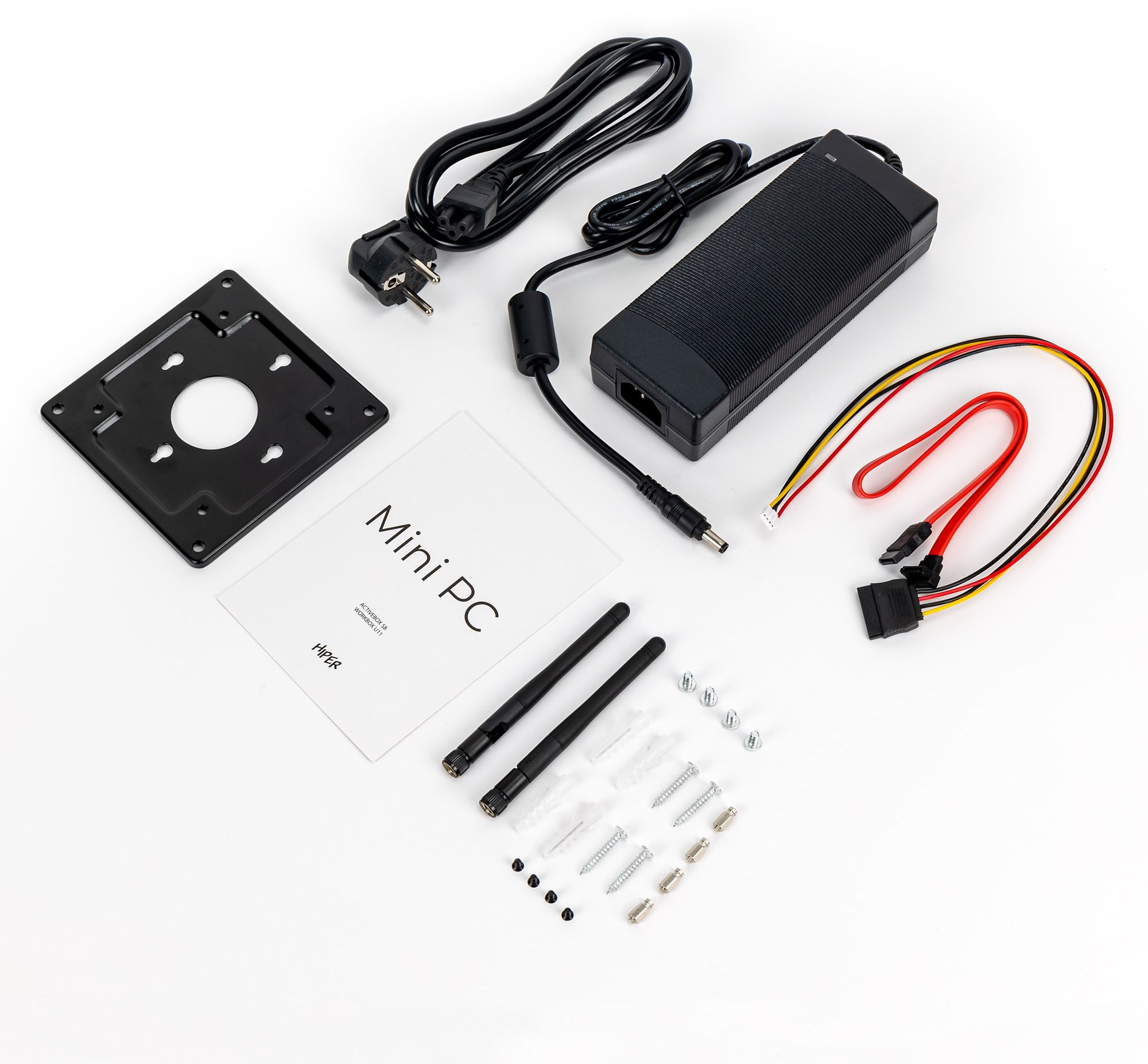 Hiper I3105R8S2NSB Nettop Hiper AS8 i3 10105/8Gb/SSD256Gb UHDG 630/noOS/black