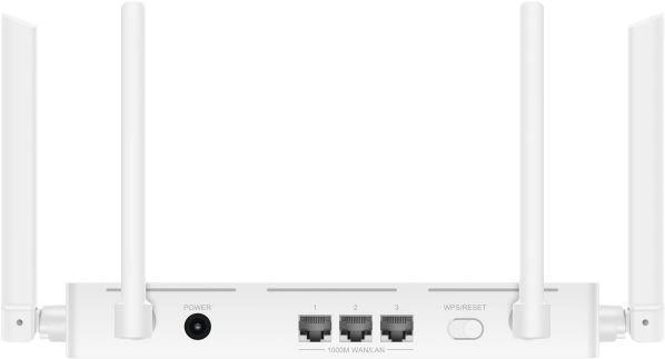 HUAWEI 53039183 WS7001-20 WiFi AX2 Маршрутизатор Wi-Fi 6 AX1500, 3* LAN/WAN ports GE, WHITE