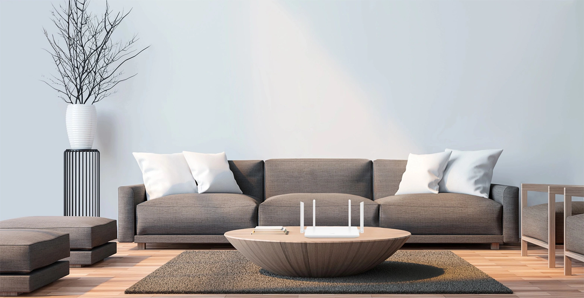 HUAWEI 53039183 WS7001-20 WiFi AX2 Маршрутизатор Wi-Fi 6 AX1500, 3* LAN/WAN ports GE, WHITE