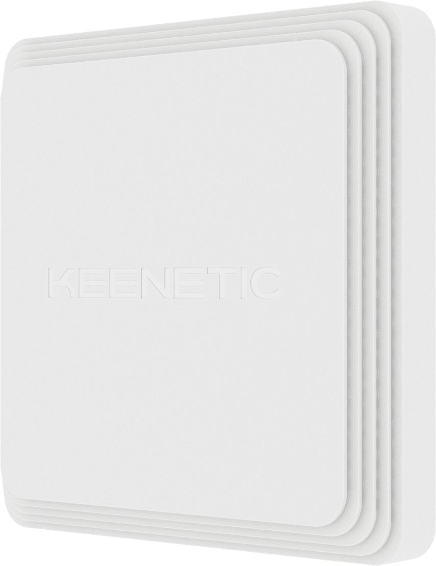 Keenetic Orbiter Pro (KN-2810) Гигабитный интернет-центр с Mesh Wi-Fi 5 AC1300, 2-портовым Smart-коммутатором, переключателем режима роутер/ретранслятор и питанием Power over Ethernet