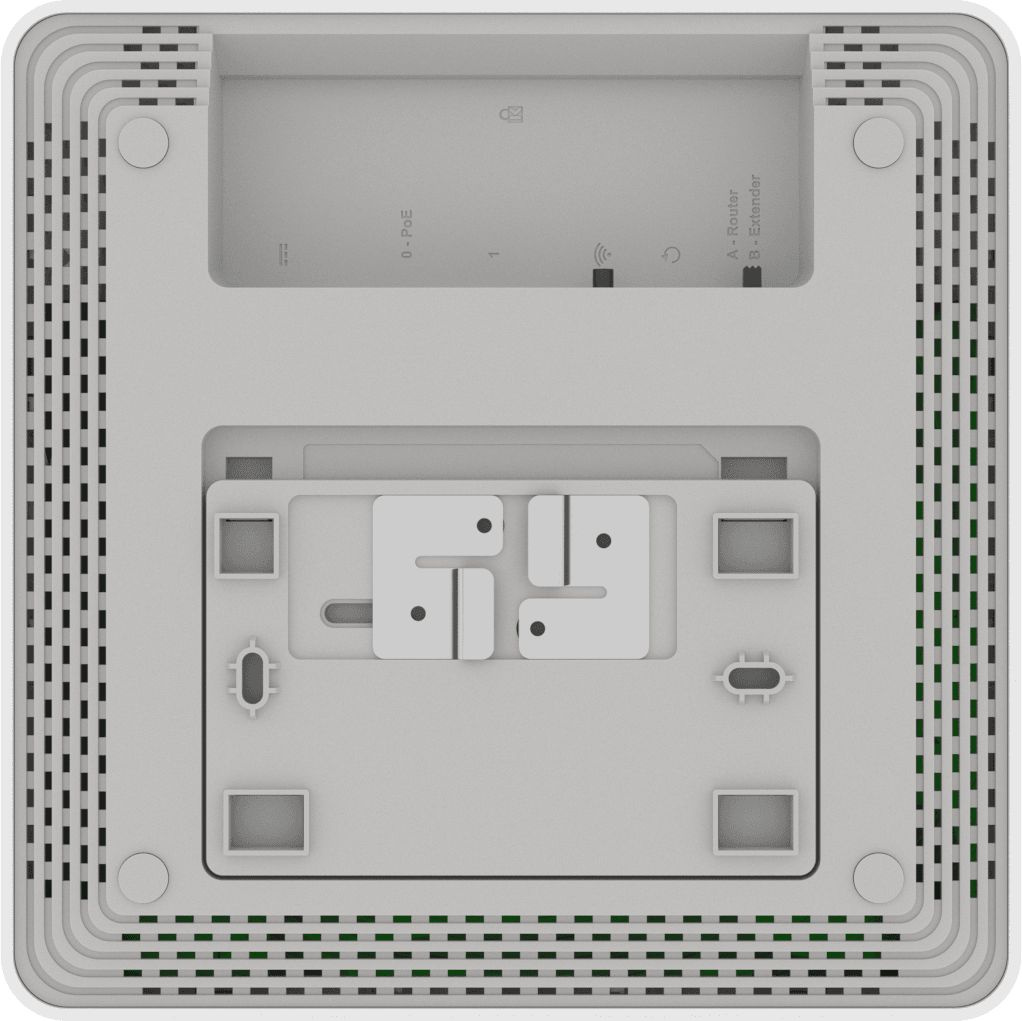 Keenetic Orbiter Pro (KN-2810) Гигабитный интернет-центр с Mesh Wi-Fi 5 AC1300, 2-портовым Smart-коммутатором, переключателем режима роутер/ретранслятор и питанием Power over Ethernet