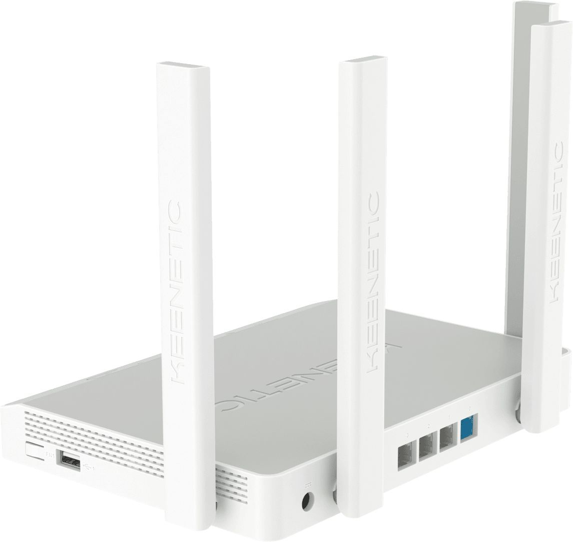 Keenetic Hopper (KN-3810) Гигабитный интернет-центр с Mesh Wi-Fi 6 AX1800, 4-портовым Smart-коммутатором и многофункциональным портом USB 3.0