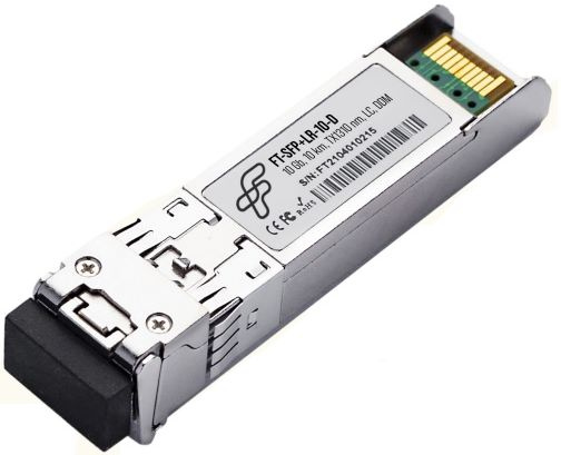 FiberTrade FT-SFP+-LR-10-D Волоконно-оптический приемопередатчик Трансивер 10G, SFP+, LC SMF 10km, 1310nm laser