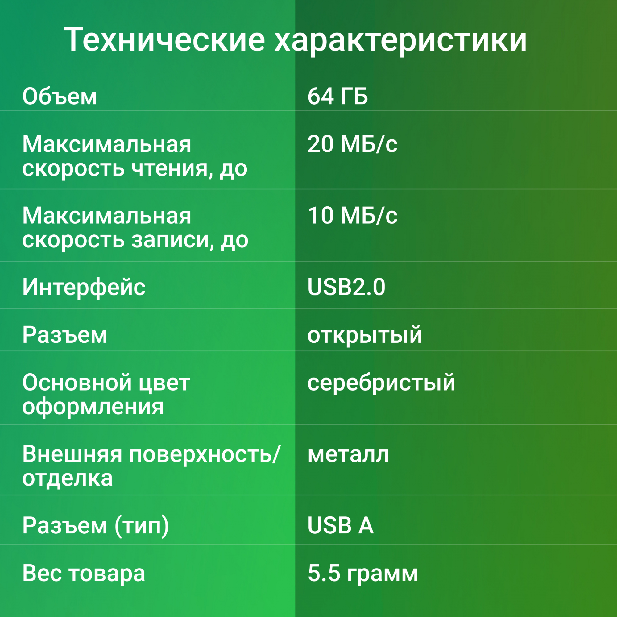 Digma USB Drive 64GB DRIVE2 DGFUM064A20SR USB2.0 серебристый (1880829)
