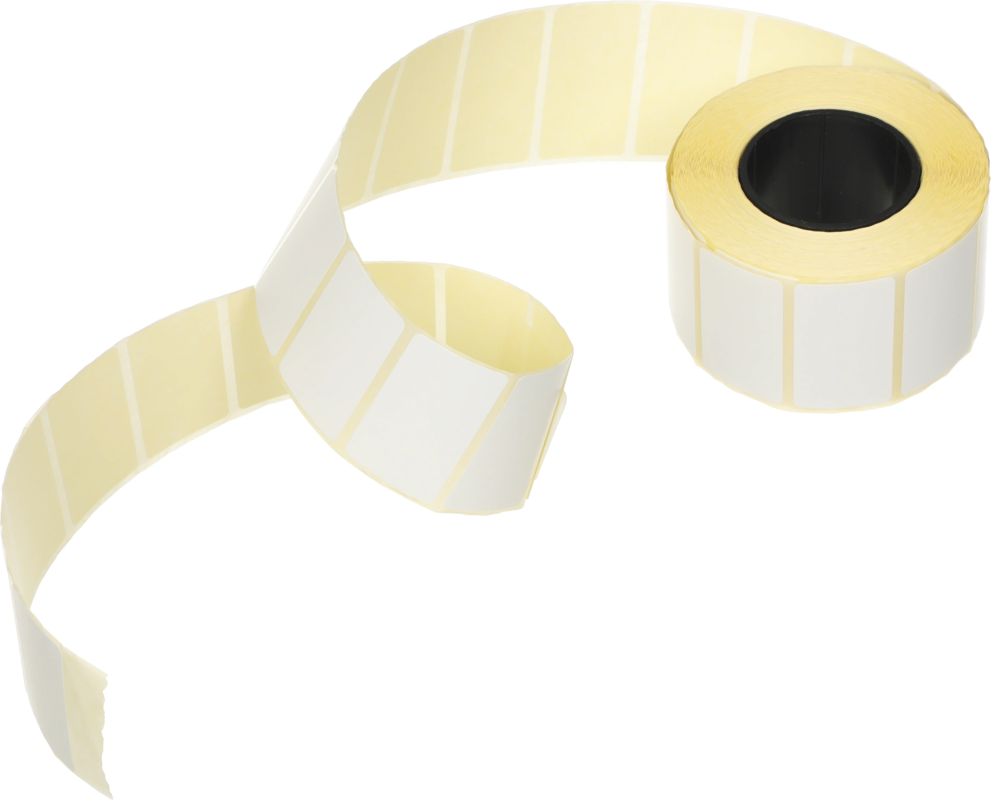 Термоэтикетки Cactus Eco CS-TE43251000 сегм.:43x25 mm самоклей. д.вн.рул.80мм д.вт.40мм 1000шт/рул белый