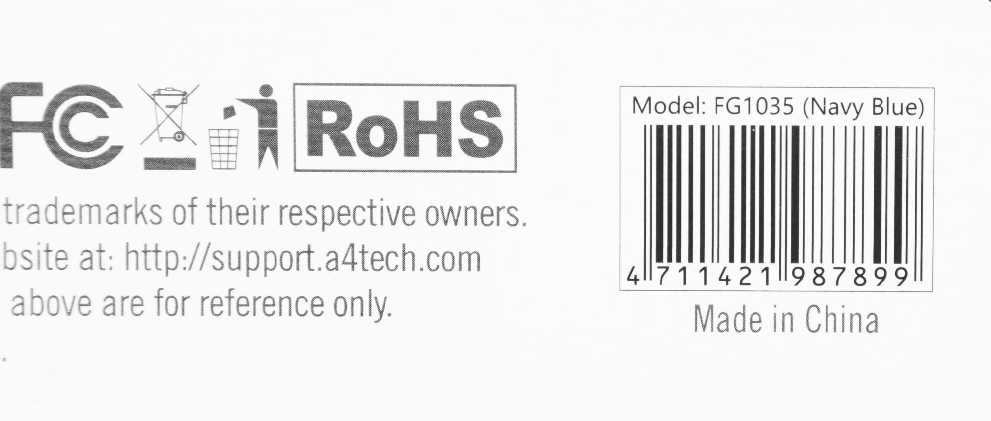 A4TECH FG1035 NAVY BLUE