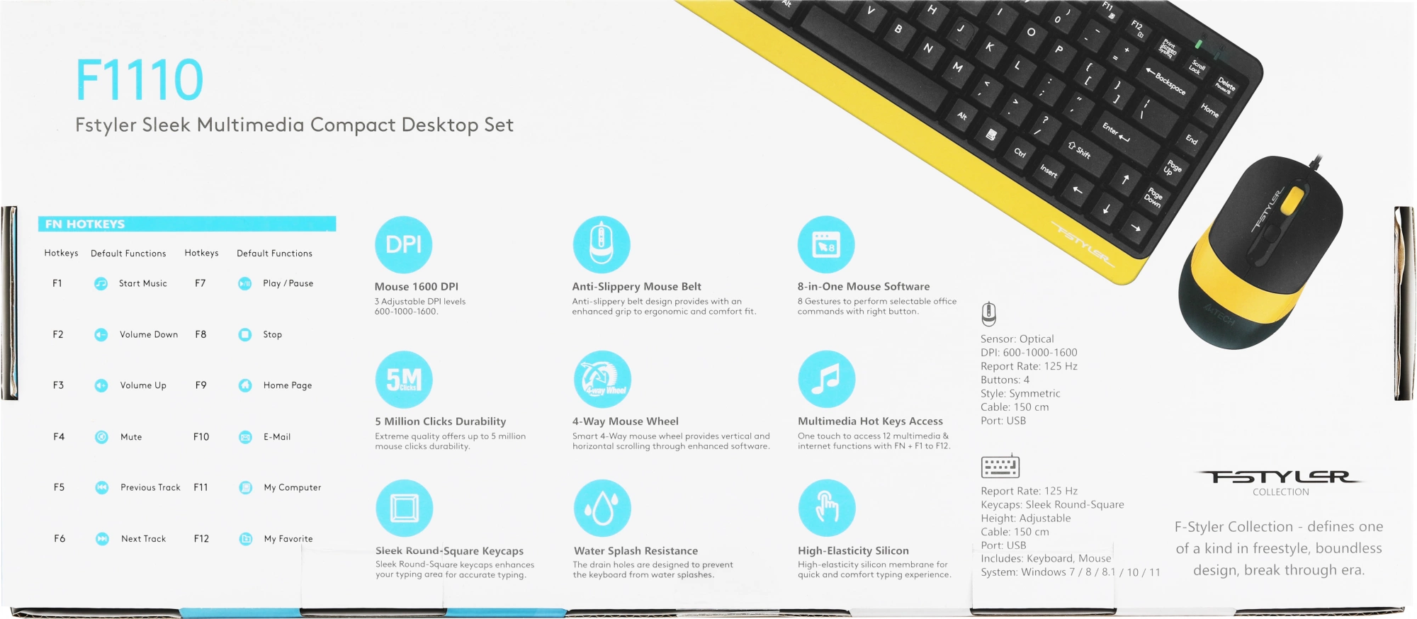 A4TECH F1110 BUMBLEBEE A4TECH F1110 BUMBLEBEE
