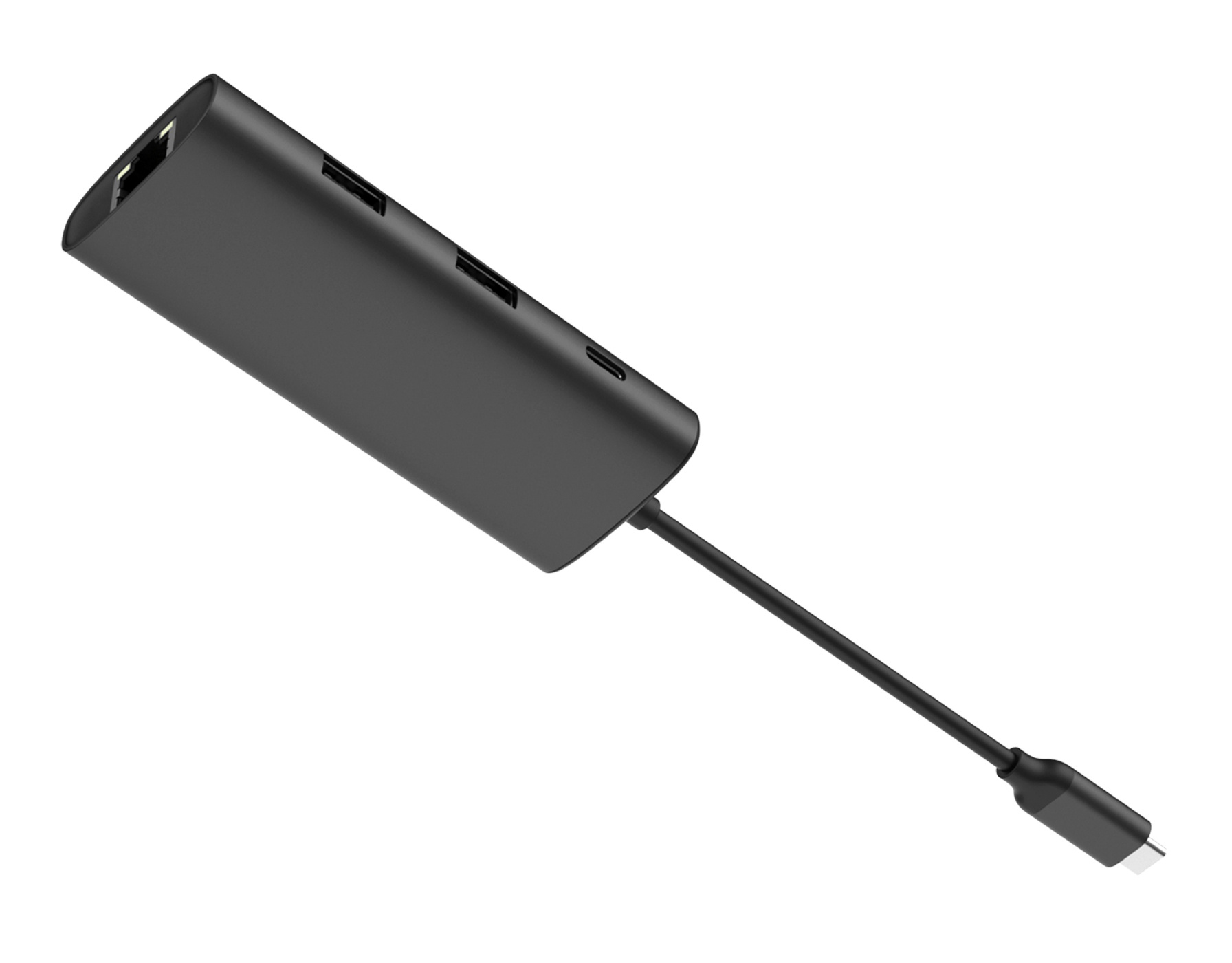 Разветвитель USB-C A4Tech DST-80C 2порт. серый