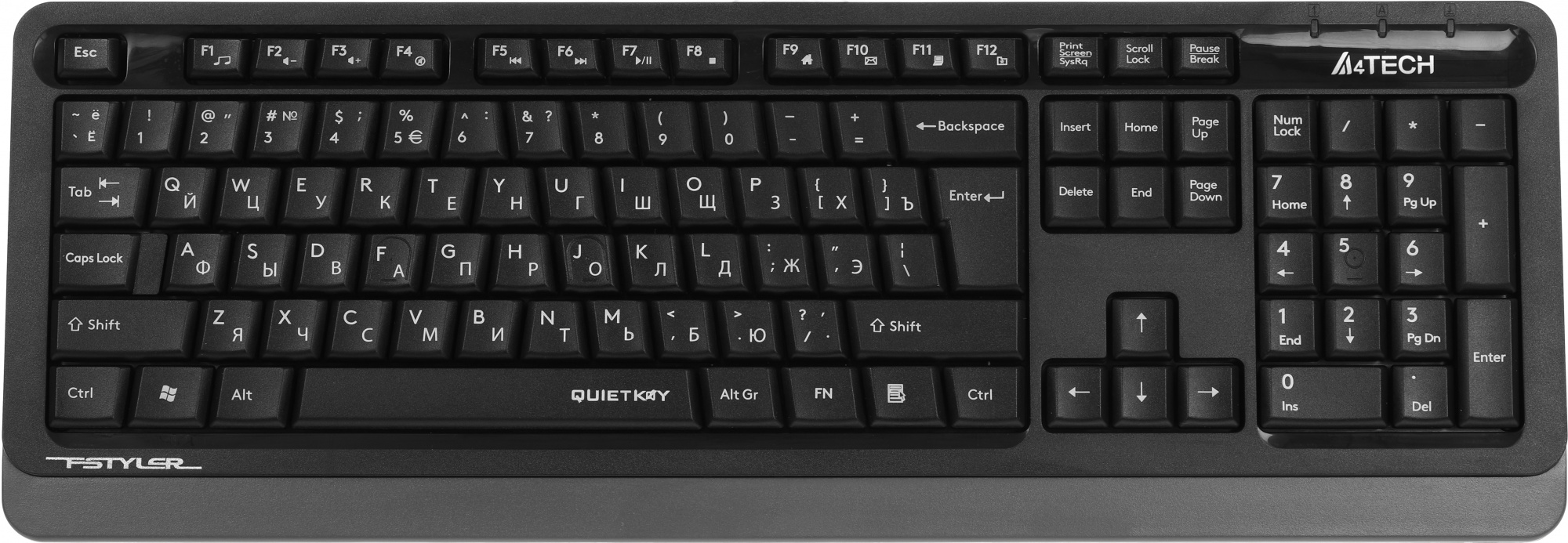 Комплект кл-ра+мышь беспров A4Tech Fstyler FGS1035Q клав:черный/серый мышь:черный/серый USB беспроводная Multimedia (FGS1035Q GREY) Комплект кл-ра+мышь беспров A4Tech Fstyler FGS1035Q клав:черный/серый мышь:черный/серый USB беспроводная Multimedia (FGS1035Q GREY)
