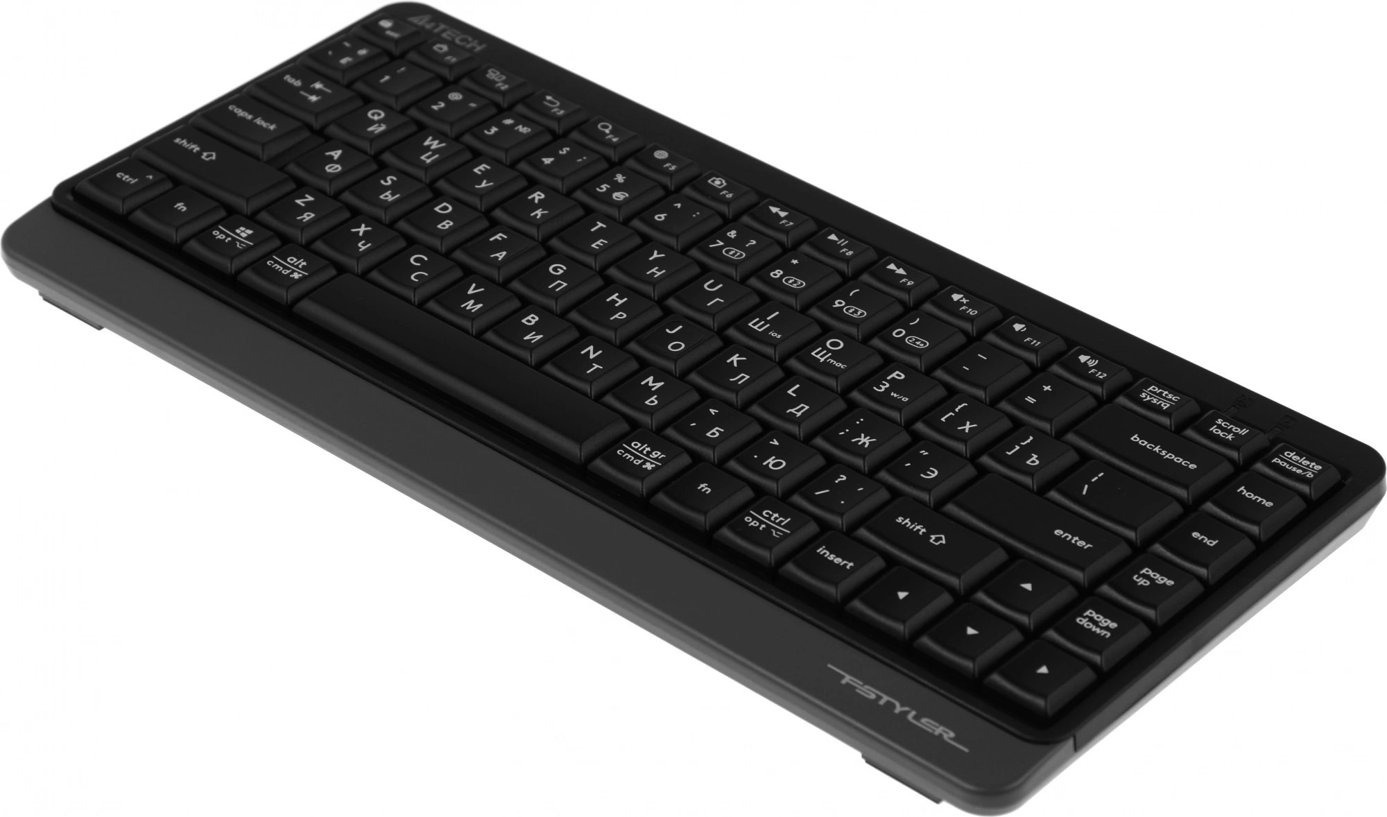 Клавиатура A4Tech Fstyler FBK11 черный/серый USB беспроводная BT/Radio slim [1595334]