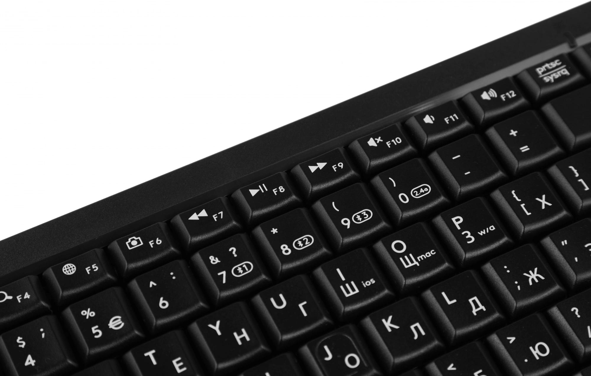 Клавиатура A4Tech Fstyler FBK11 черный/серый USB беспроводная BT/Radio slim [1595334]