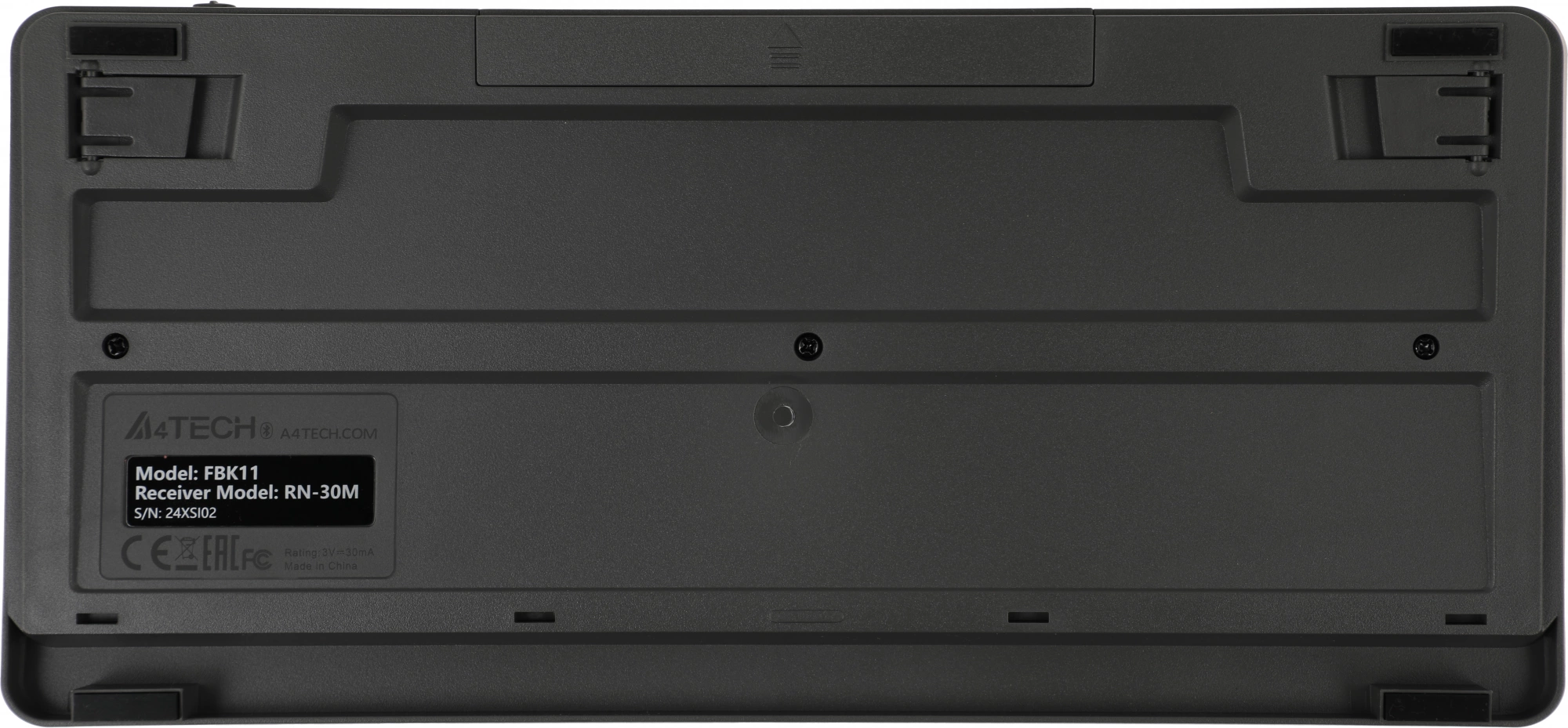Клавиатура A4Tech Fstyler FBK11 черный/серый USB беспроводная BT/Radio slim [1595334]