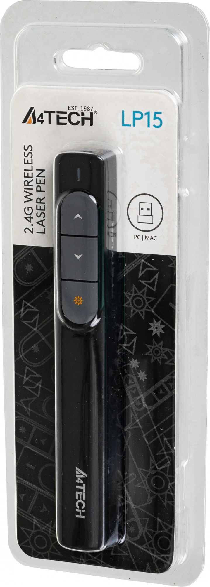 Презентер A4Tech Fstyler LP15 Radio USB (15м) черный (1198666)