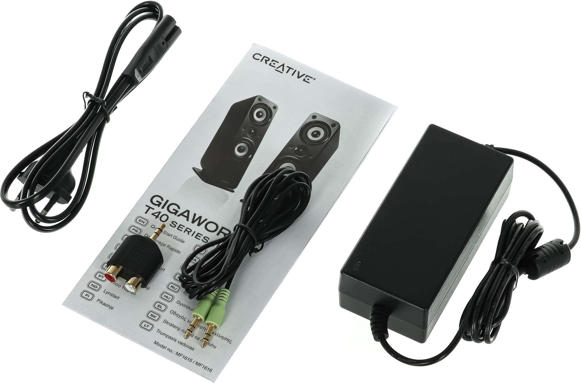 Creative GigaWorks T40 series II 2.0 черный 28Вт (51MF1615AA000)
