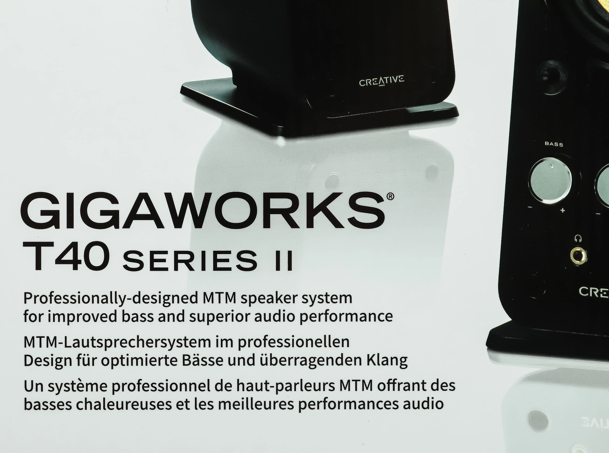Creative GigaWorks T40 series II 2.0 черный 28Вт (51MF1615AA000)