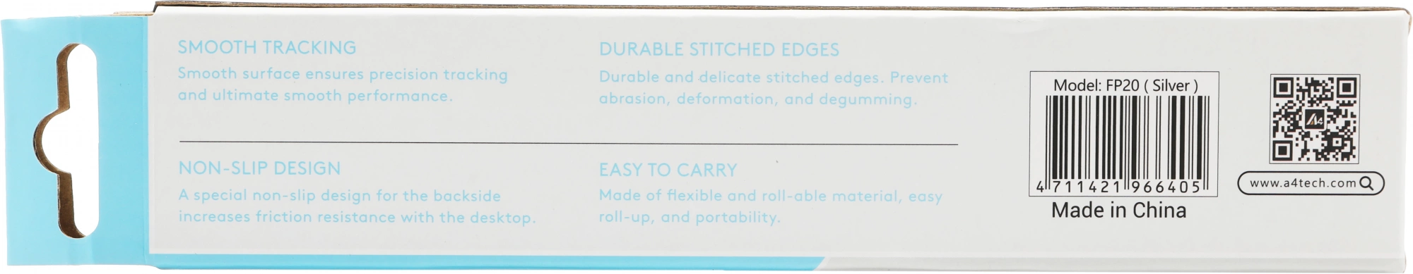 Коврик для мыши A4Tech FStyler FP20 Мини серый (FP20 SILVER)