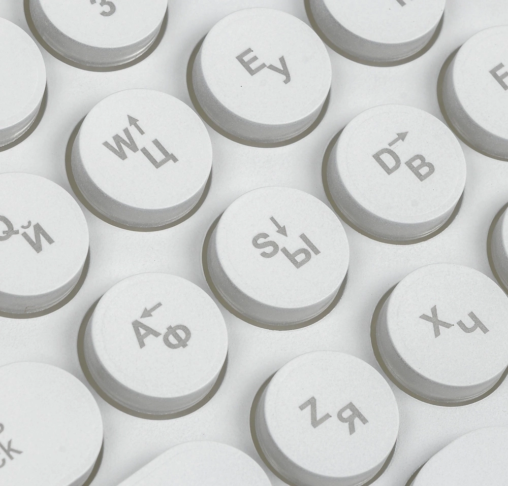 Oklick 420MRL white USB slim Multimedia LED [1091227]