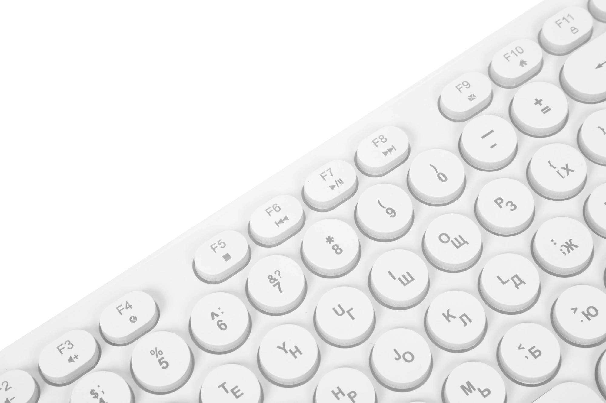 Oklick 420MRL white USB slim Multimedia LED [1091227]