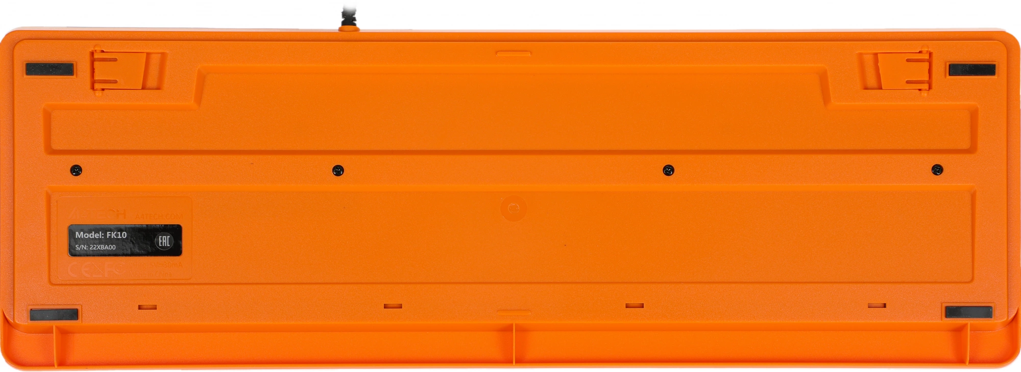 *** см 1709136 Клавиатура + мышь A4Tech Fstyler F1010 клав:черный/оранжевый мышь:черный/оранжевый USB Multimedia