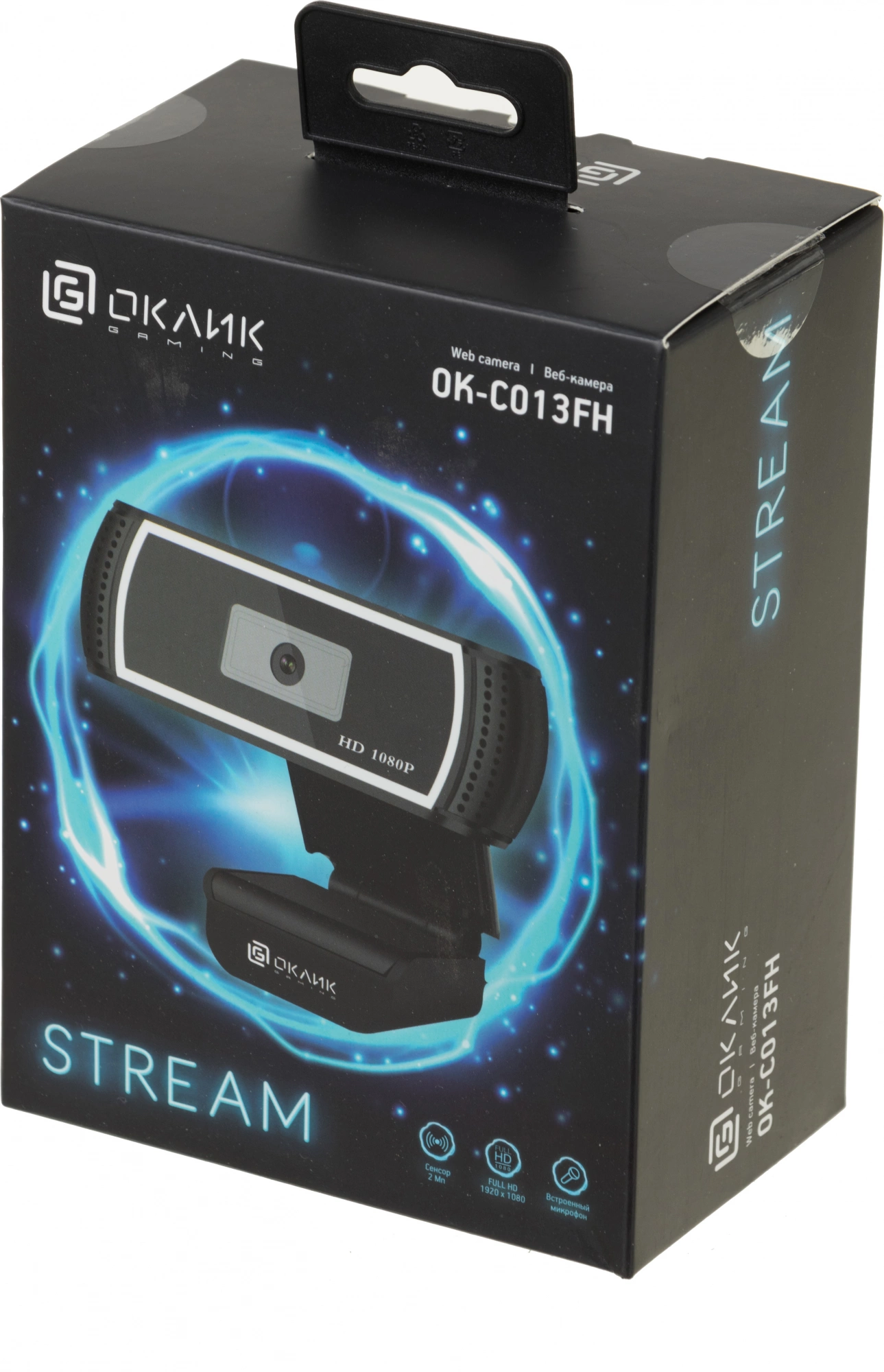 Оклик OK-C013FH черный 2Mpix (1920x1080) USB2.0 с микрофоном