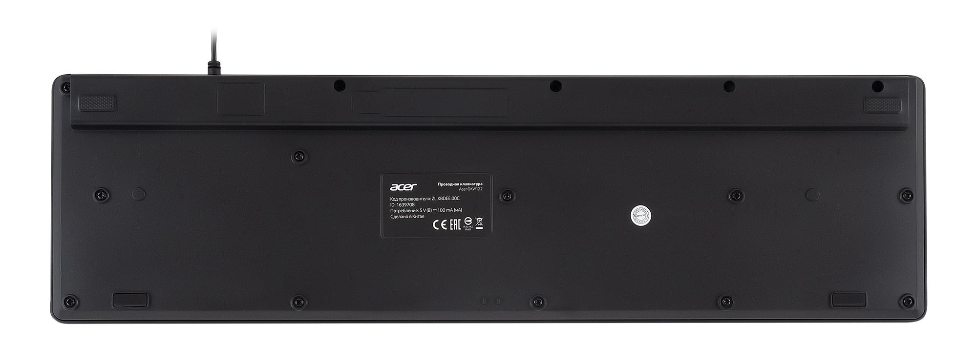 Acer OKW122 [ZL.KBDEE.00C] черный USB