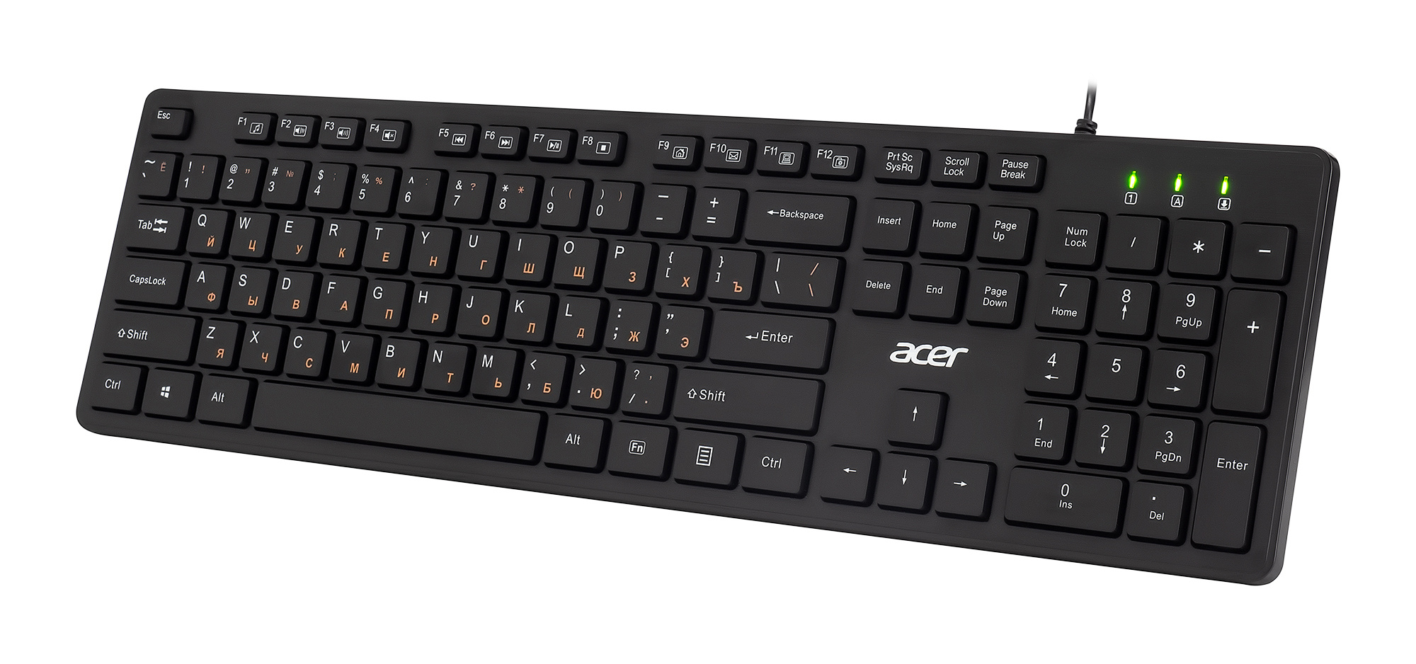 Acer OKW122 [ZL.KBDEE.00C] черный USB