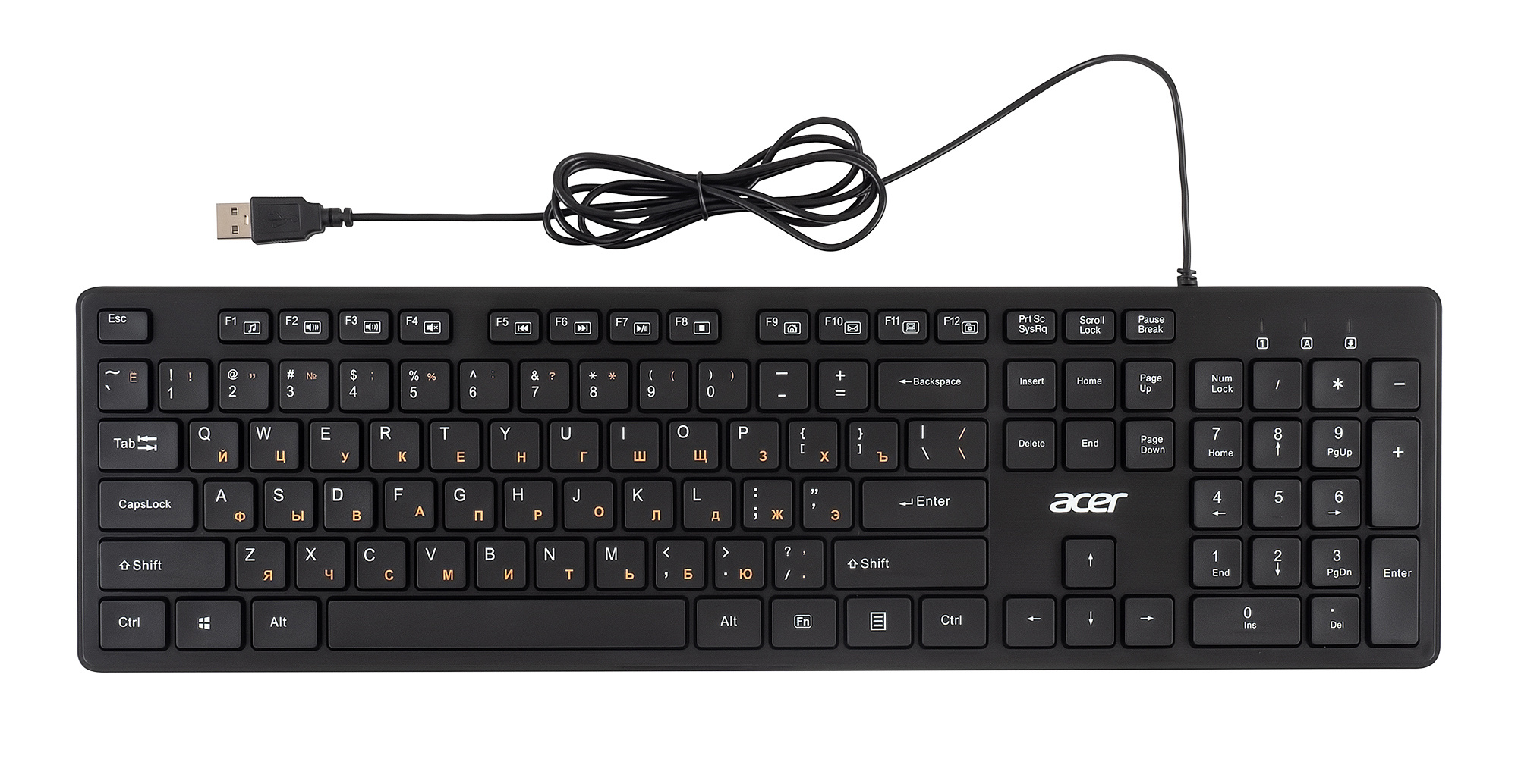 Acer OKW122 [ZL.KBDEE.00C] черный USB