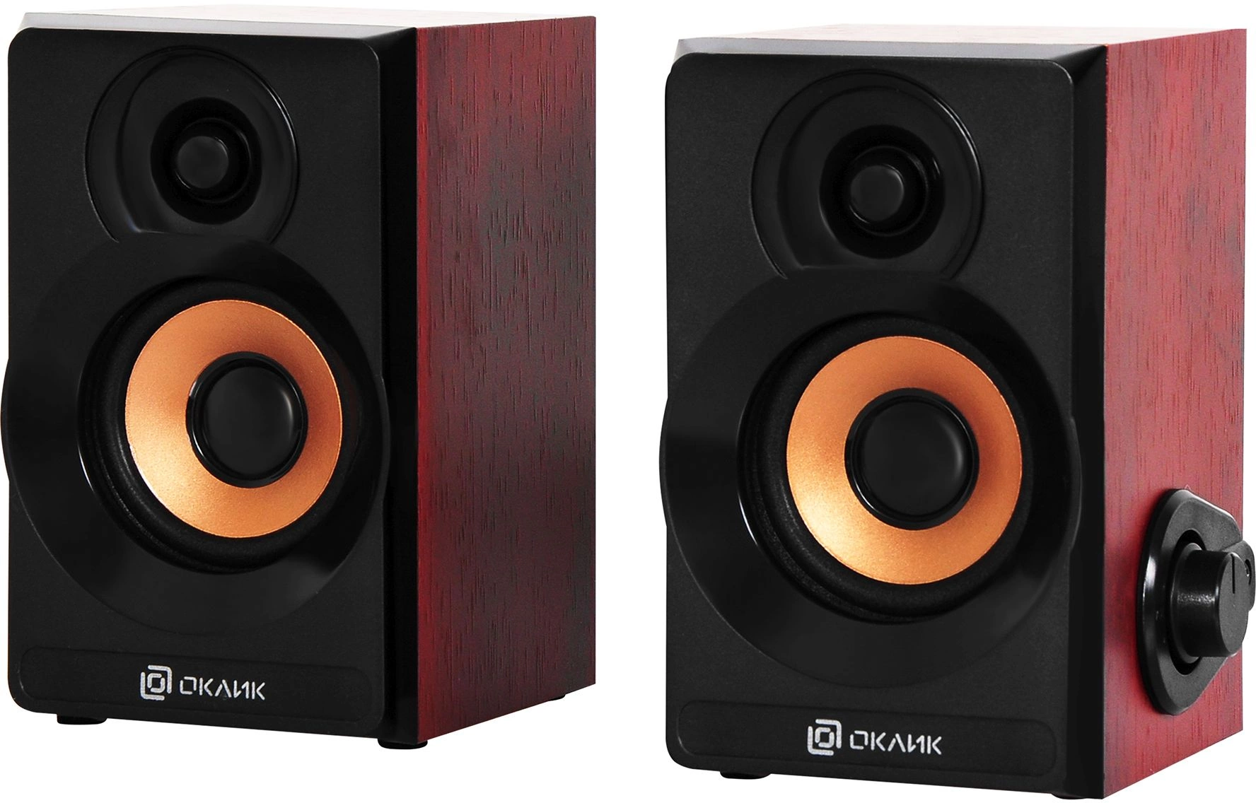 Оклик OK-161 2.0 черный/вишня 6Вт Оклик OK-161 2.0 черный/вишня 6Вт