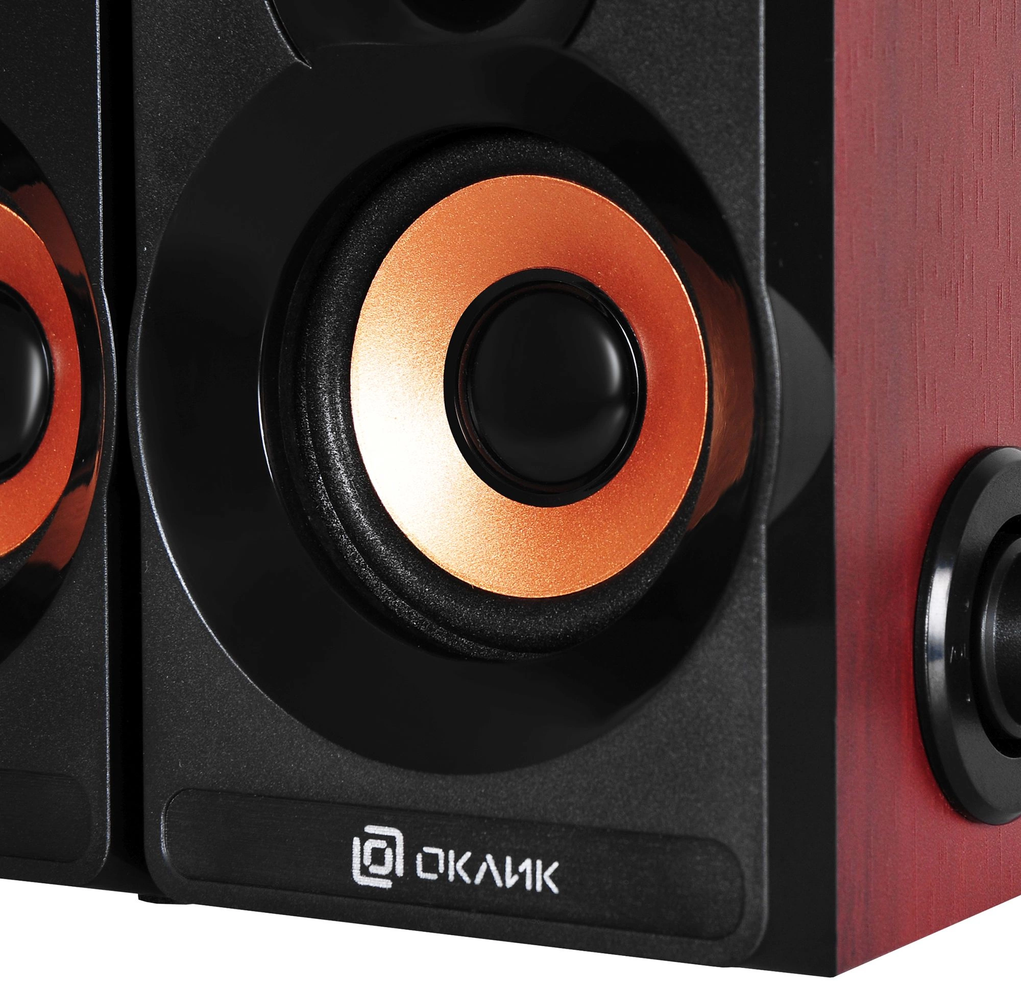 Оклик OK-161 2.0 черный/вишня 6Вт Оклик OK-161 2.0 черный/вишня 6Вт