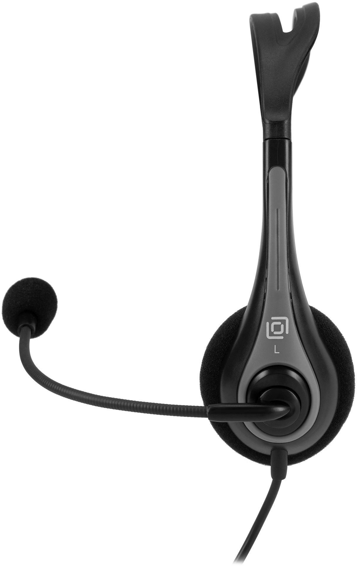 Oklick Наушники с микрофоном Оклик HS-M300 черный/серый накладные (1876323)