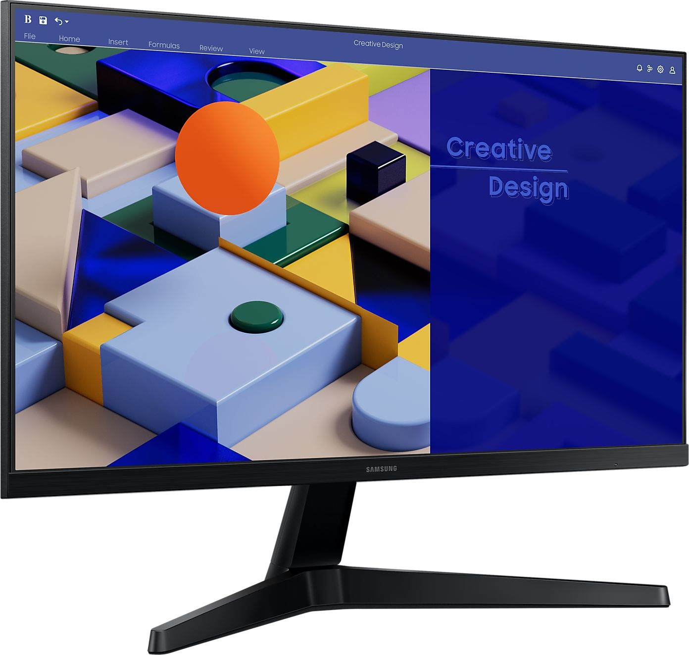 LCD Samsung 23.8&quot; S24C310EAI черный {IPS 1920x1080 75Hz 5ms 250cd D-Sub HDMI VESA} [LS24C310EAIXCI]