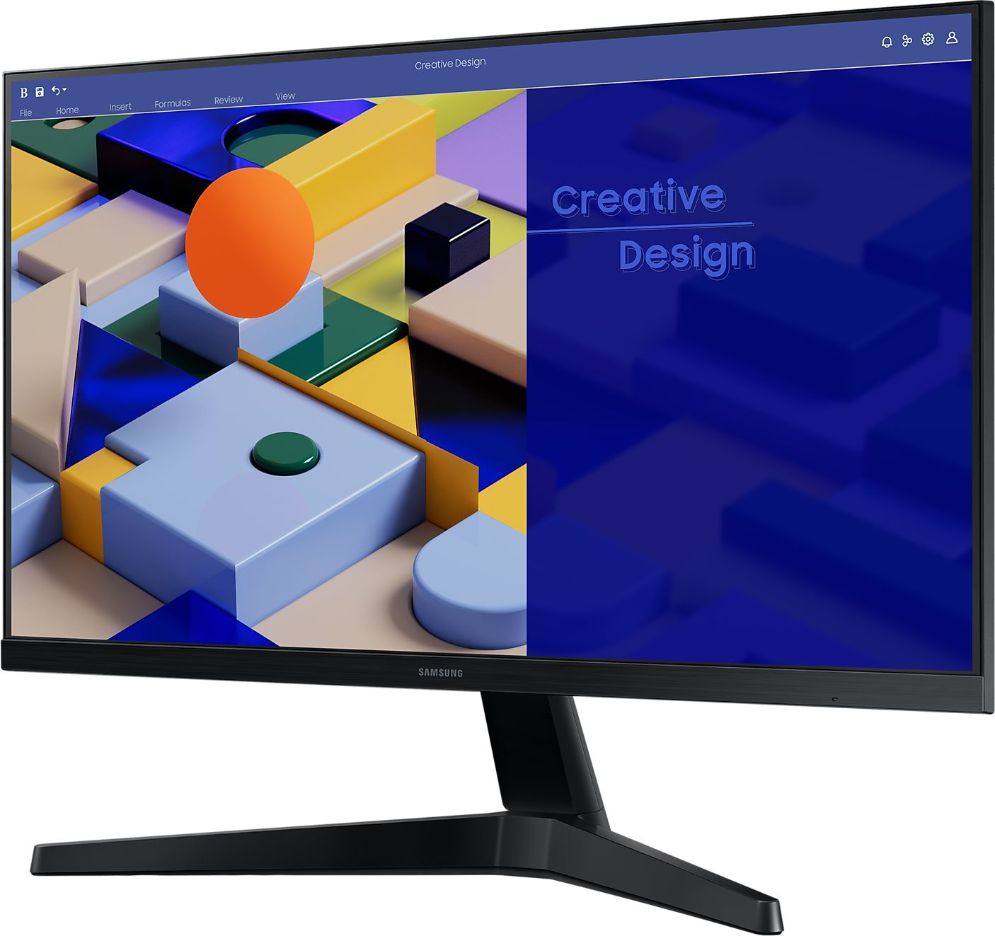 LCD Samsung 23.8&quot; S24C310EAI черный {IPS 1920x1080 75Hz 5ms 250cd D-Sub HDMI VESA} [LS24C310EAIXCI]