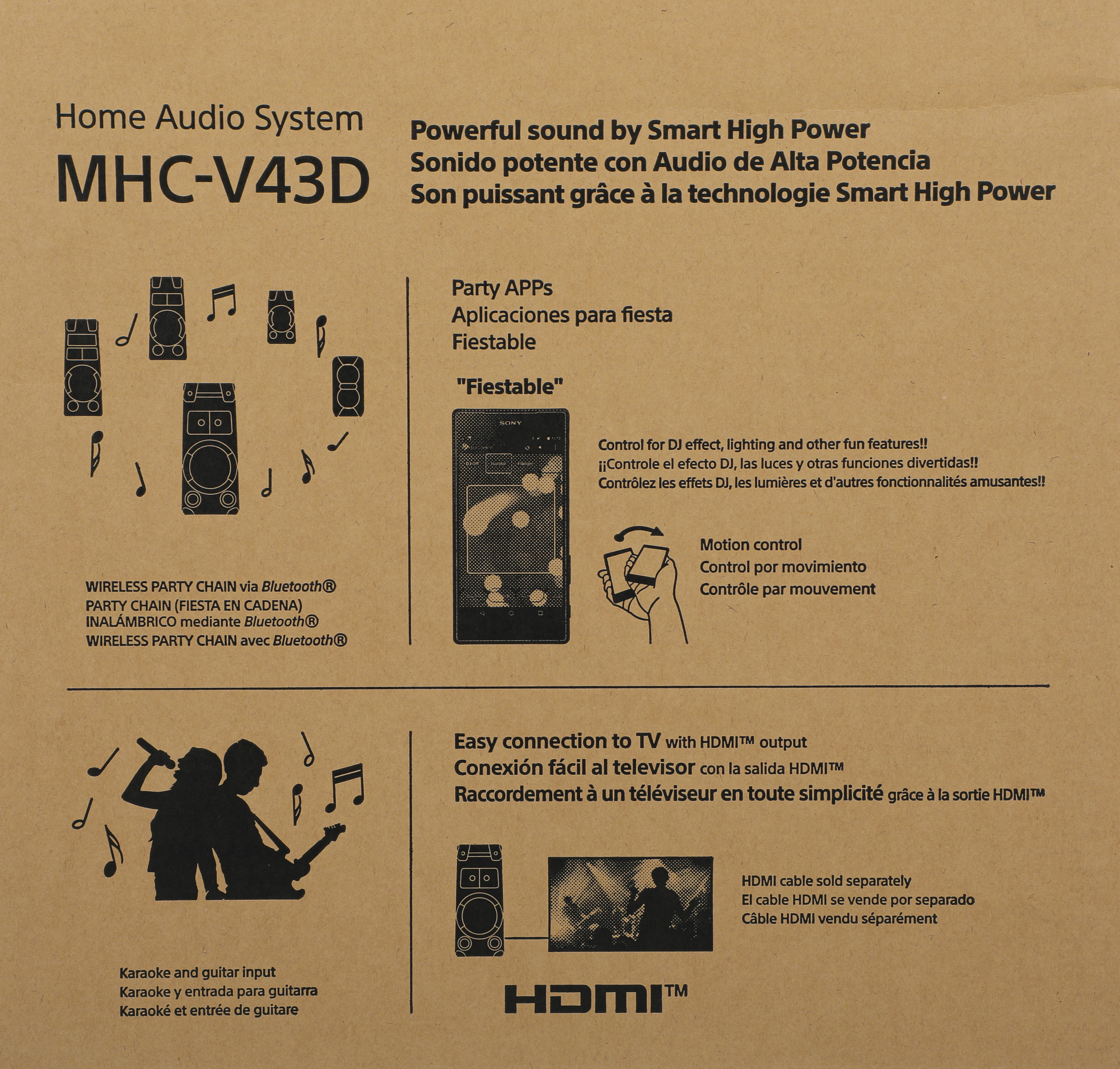 SONY MHCV43D