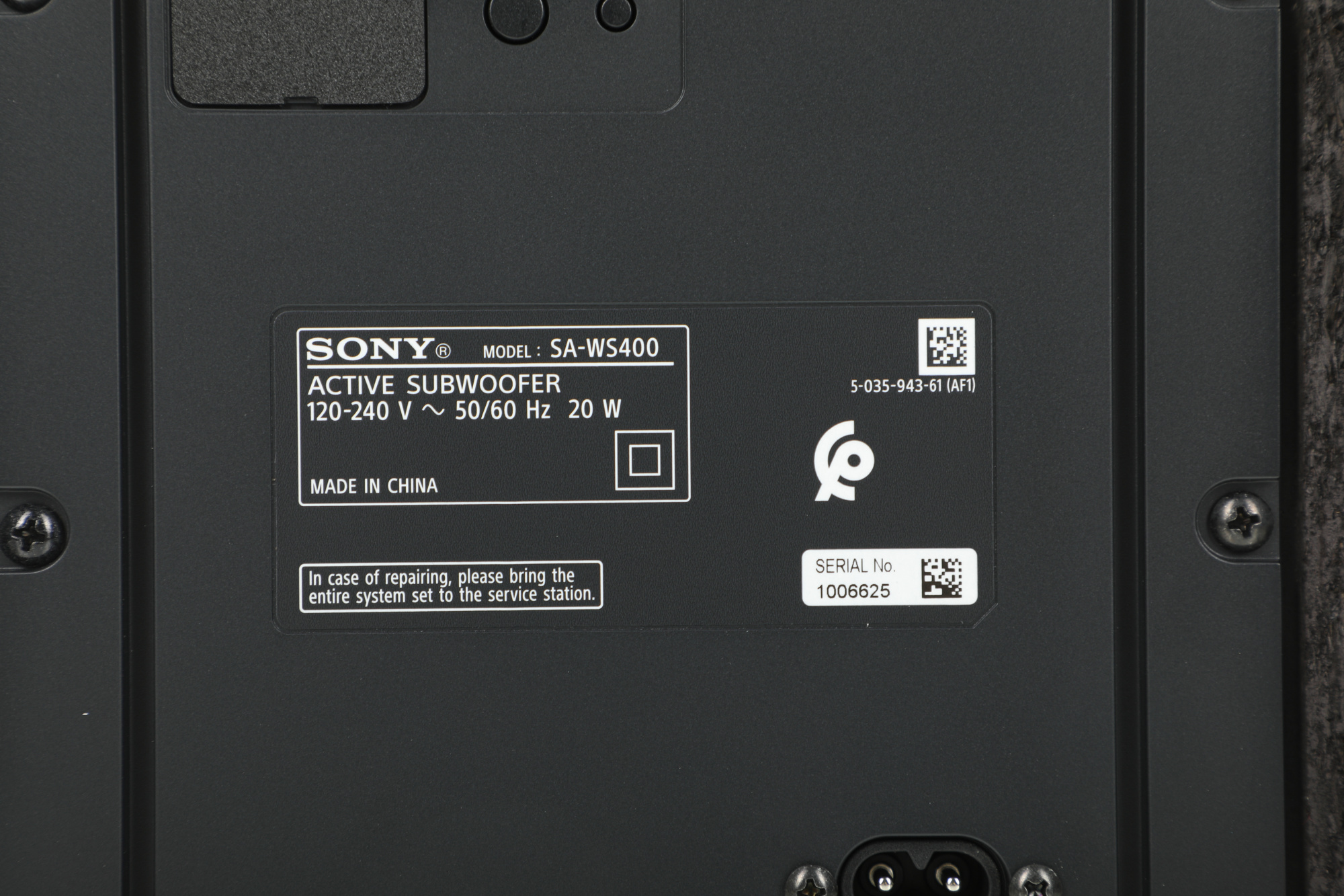 SONY HTS400