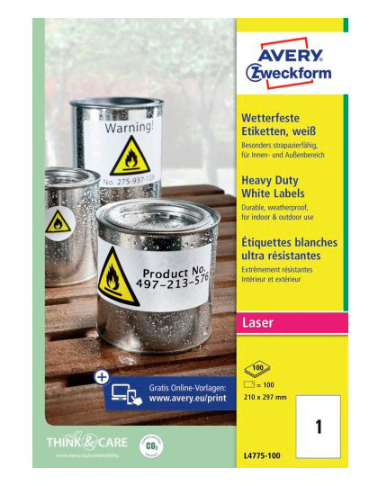 AVERY ZWECKFORM L4775-100 AVERY ZWECKFORM L4775-100