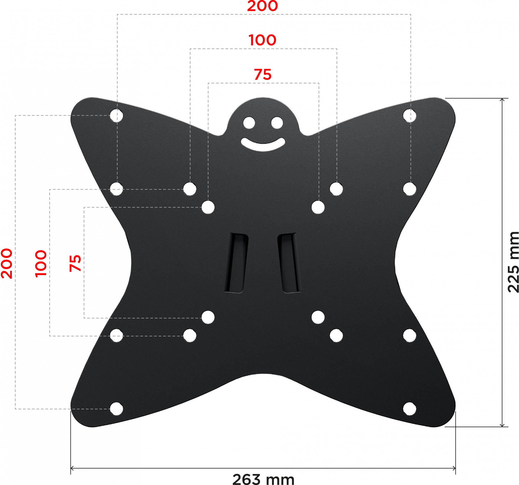 HOLDER LCDS-5051 METALLIC