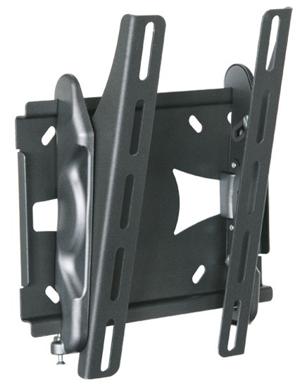 Кронштейн телевизионный Holder LCDS-5010 черный металлик 20"-40" макс.45кг настенный наклон Кронштейн телевизионный Holder LCDS-5010 черный металлик 20"-40" макс.45кг настенный наклон