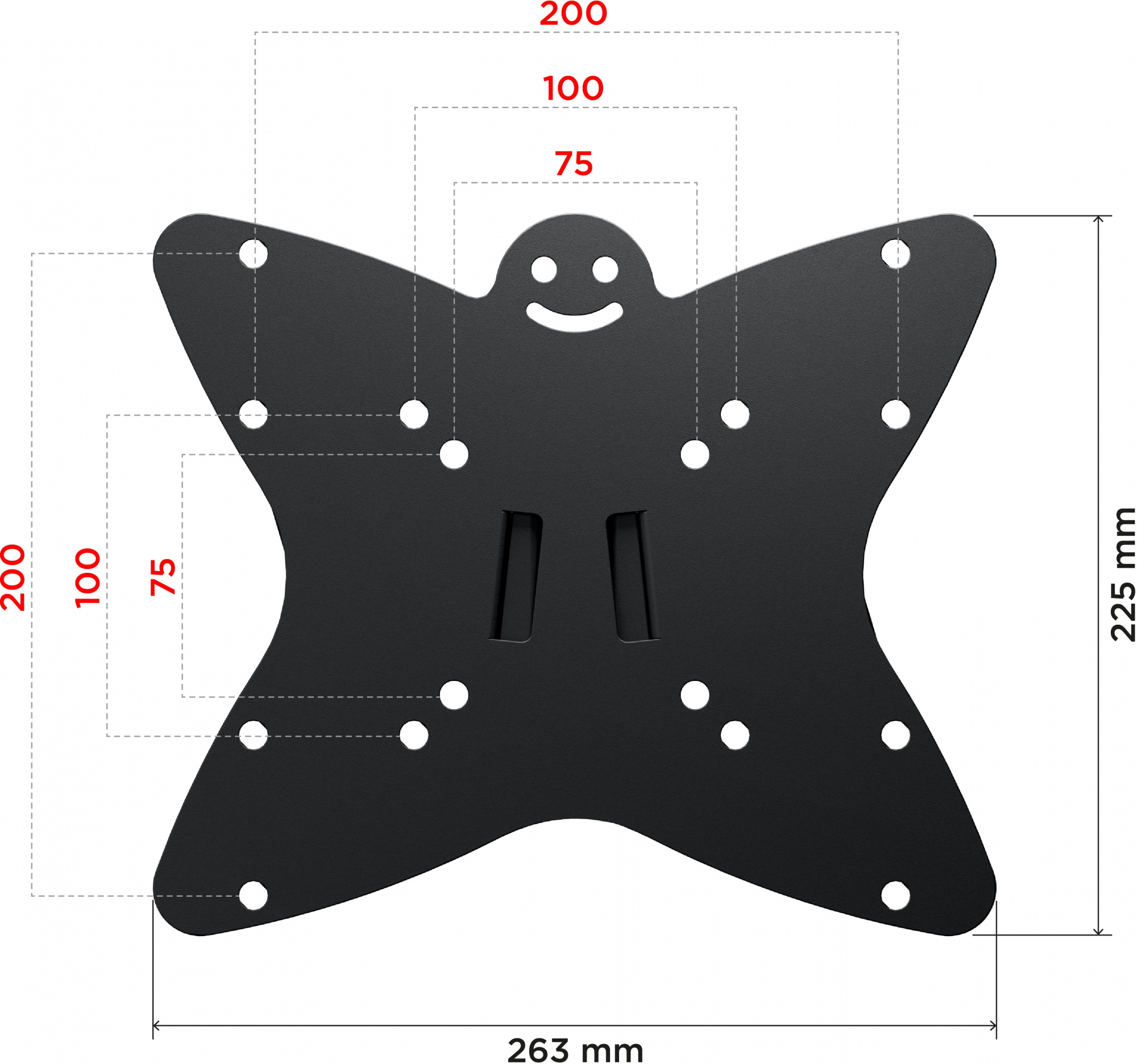 HOLDER LCDS-5049 METALLIC